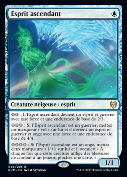 Esprit ascendant, carte Magic KHM 43 — extension Kaldheim