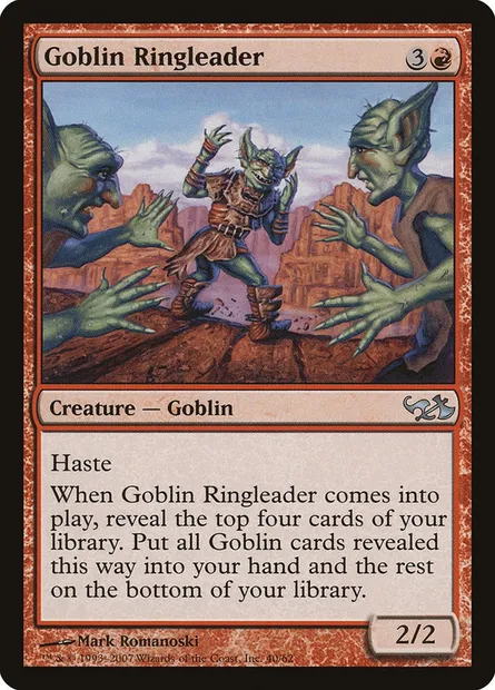 Goblin Ringleader, Magic card DD1 40 — Duel Decks: Elves vs. Goblins set
