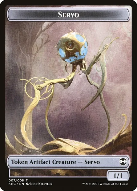 Servo, Magic card TKHC 7 — Kaldheim Commander Tokens set