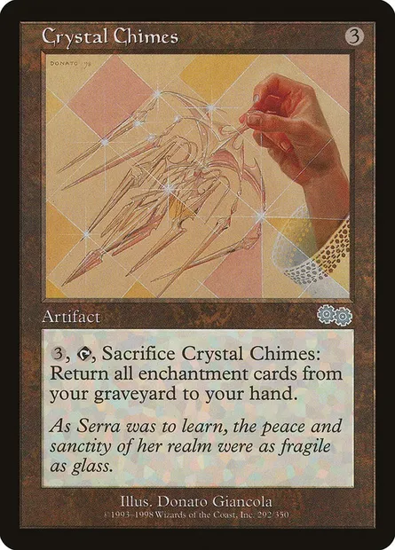 Crystal Chimes, Magic card USG 292 — Urza's Saga set