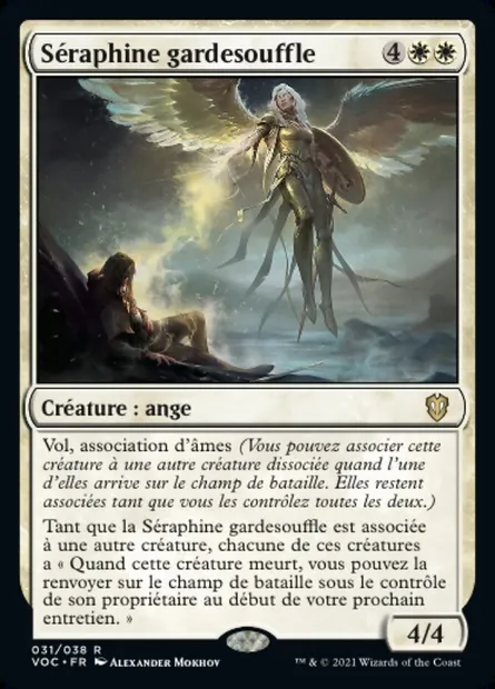 Séraphine gardesouffle, carte Magic VOC 31 — extension Crimson Vow Commander