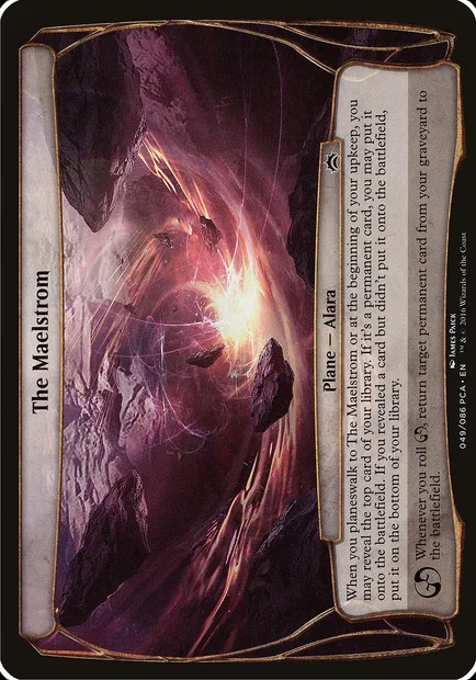 Le Maelstrom, carte Magic OPCA 49 — extension Planechase Anthology Planes