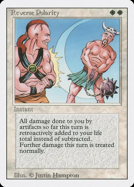 Inversion de polarité, carte Magic 3ED 36 — extension Revised Edition