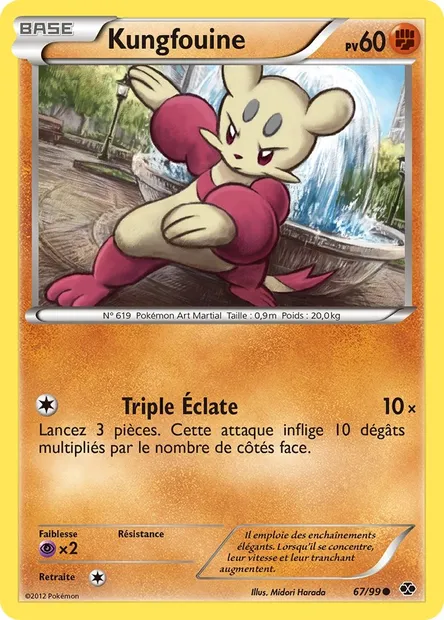 Kungfouine, carte Pokémon NXD 67 — extension Destinées Futures