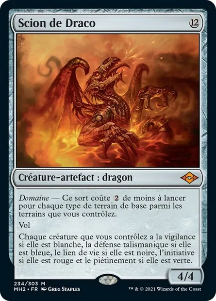 Scion de Draco, carte Magic MH2 234 — extension Horizons du Modern 2