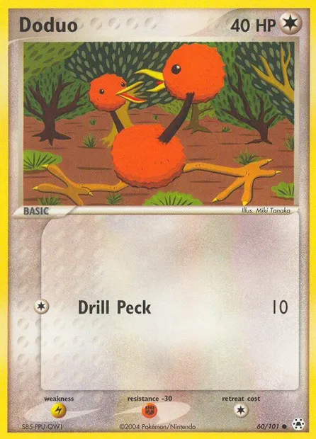 Doduo, Pokémon card HL 60 — Hidden Legends set
