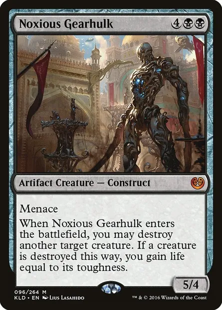 Noxious Gearhulk, Magic card KLD 96 — Kaladesh set