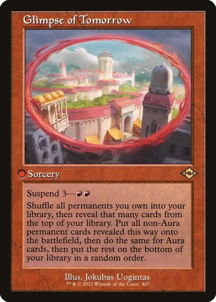 Glimpse of Tomorrow, Magic card MH2 407 — Modern Horizons 2 set