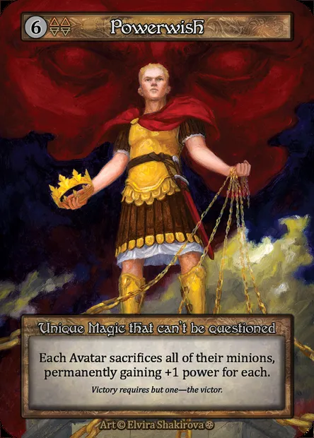 Powerwish, Sorcery card GOT 274 — Gothic set