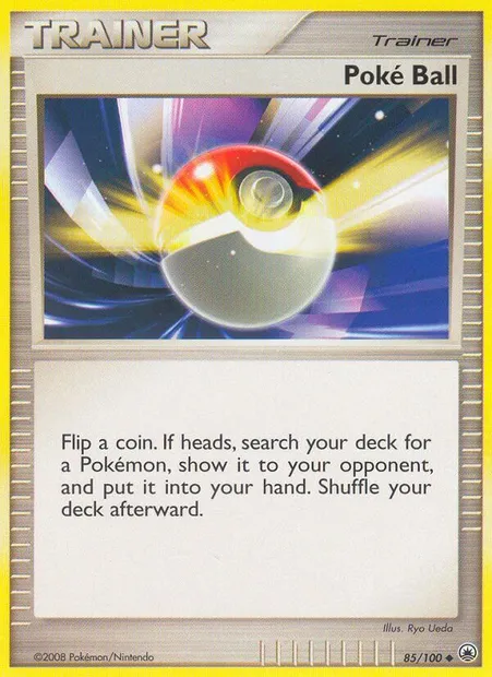 Poké Ball, Pokémon card MD 85 — Majestic Dawn set