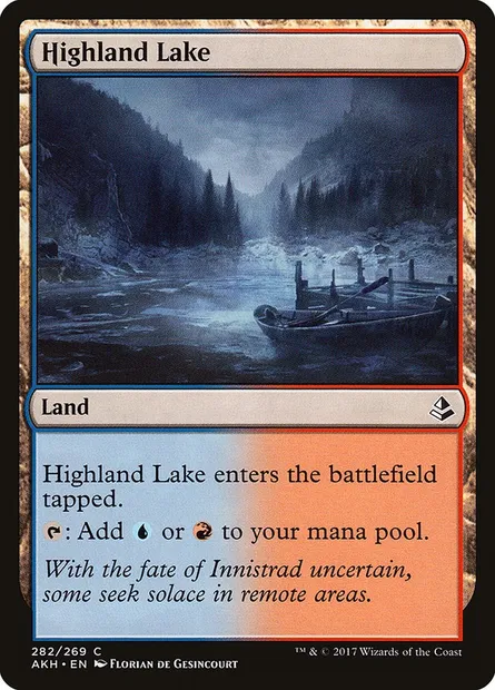 Highland Lake, Magic card AKH 282 — Amonkhet set