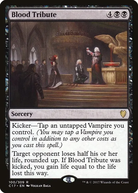 Blood Tribute, Magic card C17 100 — Commander 2017 set