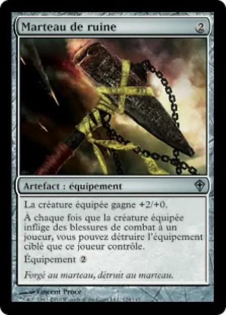 Marteau de ruine, carte Magic WWK 124 — extension Worldwake