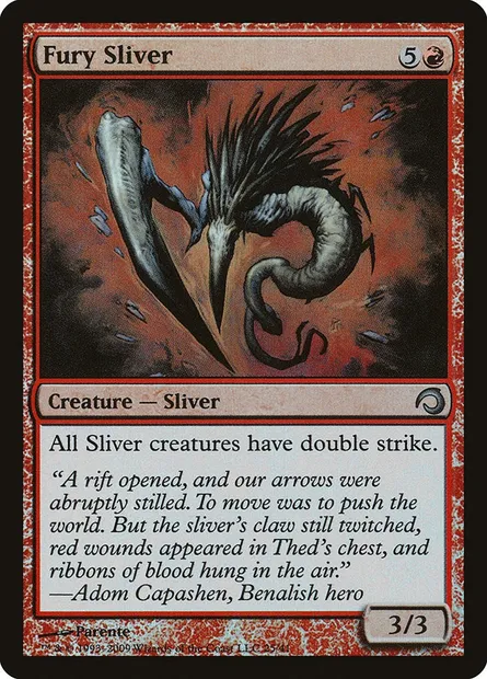 Fury Sliver, Magic card H09 25 — Premium Deck Series: Slivers set