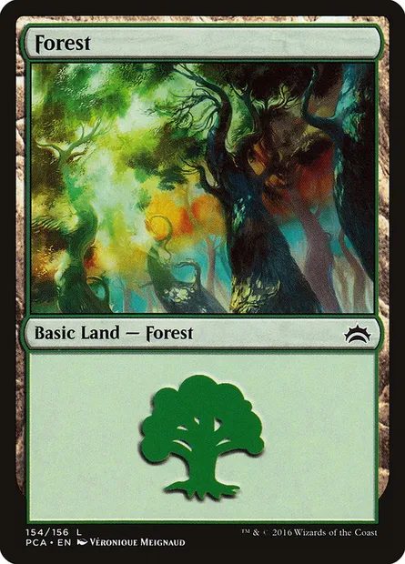 Forêt, carte Magic PCA 154 — extension Planechase Anthology