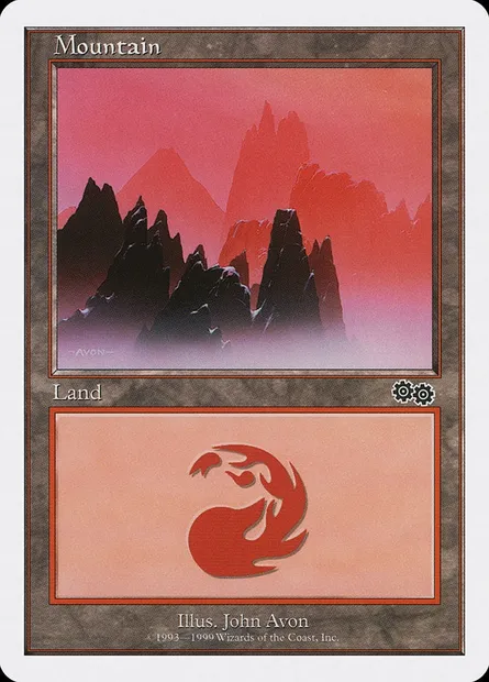 Mountain, Magic card BRB 121 — Battle Royale Box Set set