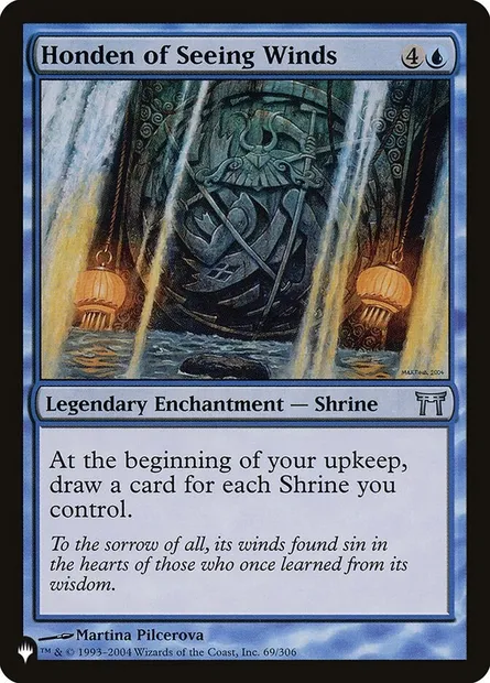 Honden of Seeing Winds, Magic card PLST CHK-69 — The List set