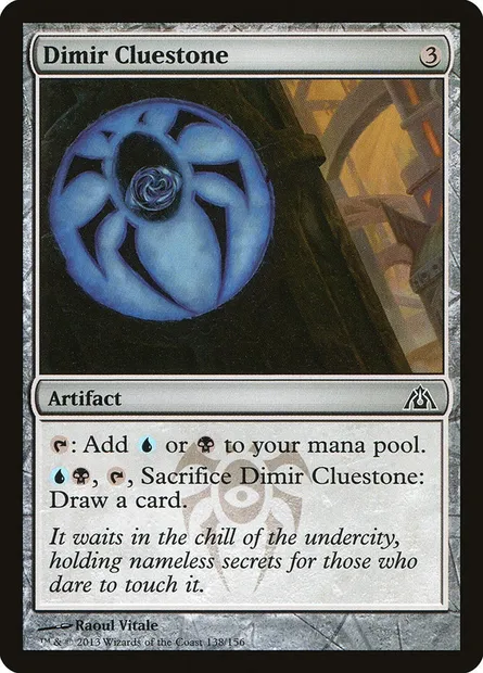 Dimir Cluestone, Magic card DGM 138 — Dragon's Maze set