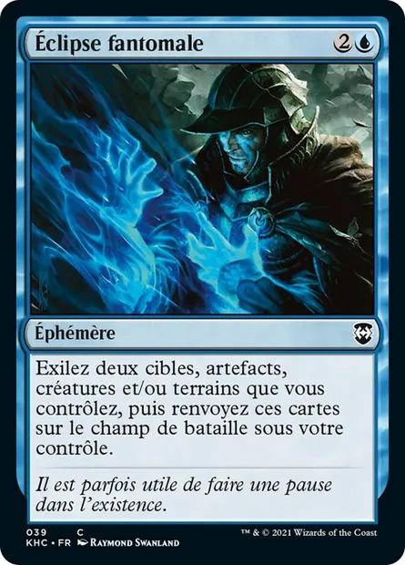 Éclipse fantomale, carte Magic KHC 39 — extension Kaldheim Commander