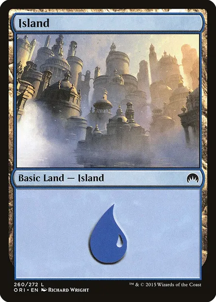 Island, Magic card ORI 260 — Magic Origins set