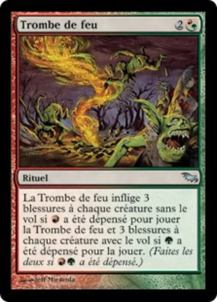 Trombe de feu, carte Magic SHM 205 — extension Sombrelande