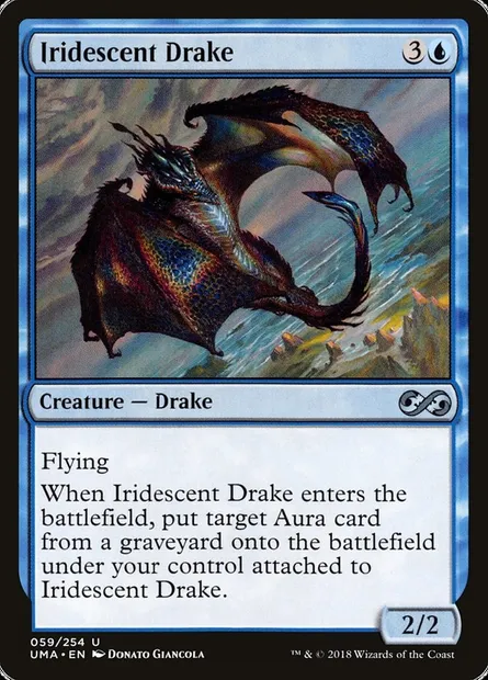 Iridescent Drake, Magic card UMA 59 — Ultimate Masters set