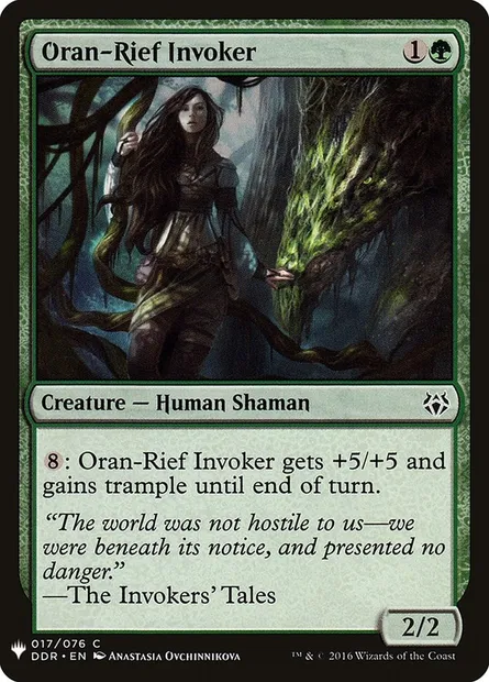 Oran-Rief Invoker, Magic card PLST DDR-17 — The List set