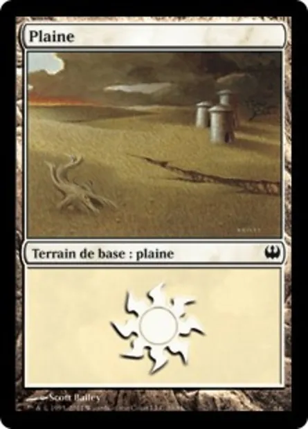 Plaine, carte Magic DDG 39 — extension Duel Decks: Knights vs. Dragons