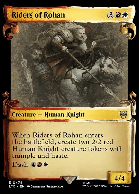Riders of Rohan, Magic card LTC 474 — Tales of Middle-earth Commander set