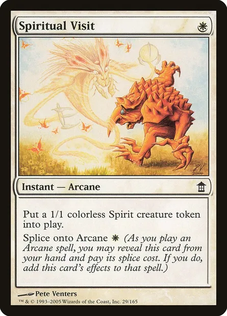 Spiritual Visit, Magic card SOK 29 — Saviors of Kamigawa set