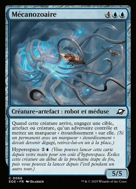 Mécanozoaire, carte Magic EOE 66 — extension Edge of Eternities