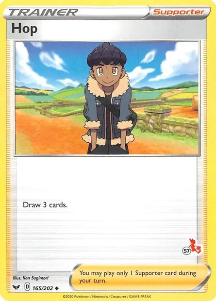 Hop, Pokémon card BA22 165-57 — Battle Academy 2022 set