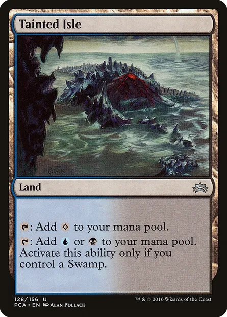 Tainted Isle, Magic card PCA 128 — Planechase Anthology set