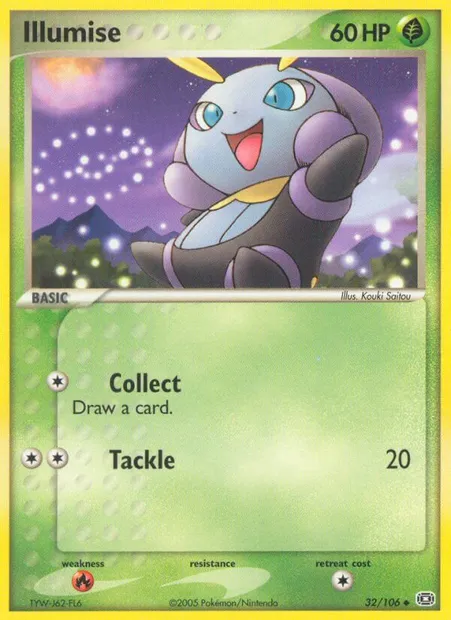 Illumise, Pokémon card EM 32 — Emerald set