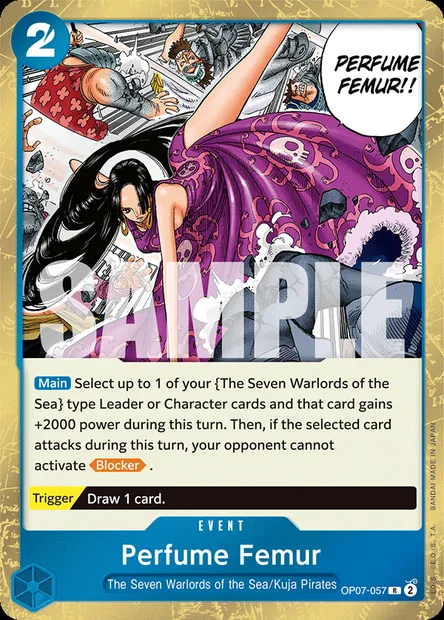Perfume Femur, carte One Piece OP07-057 — extension 500 YEARS IN THE FUTURE