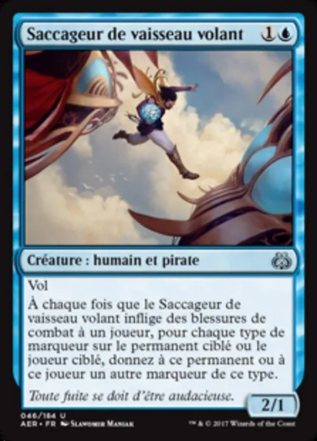 Saccageur de vaisseau volant, carte Magic AER 46 — extension La révolte éthérique