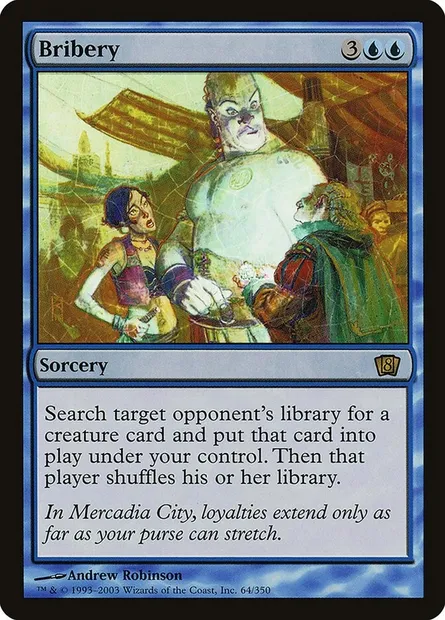 Subornation, carte Magic 8ED 64★ — extension Huitième Edition