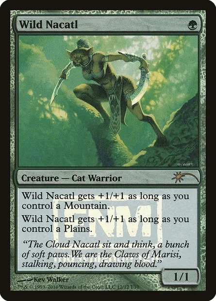 Wild Nacatl, Magic card F10 12 — Friday Night Magic 2010 set