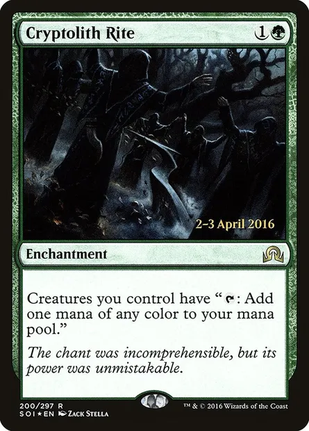 Cryptolith Rite, Magic card PSOI 200s — Shadows over Innistrad Promos set