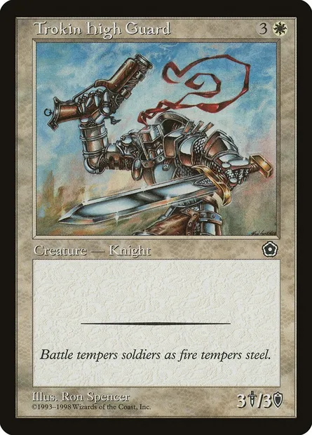 Trokin High Guard, Magic card P02 26 — Portal Second Age set