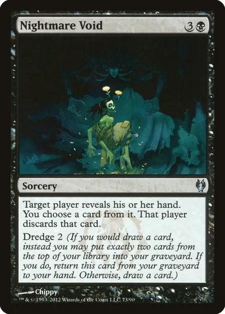 Nightmare Void, Magic card DDJ 73 — Duel Decks: Izzet vs. Golgari set