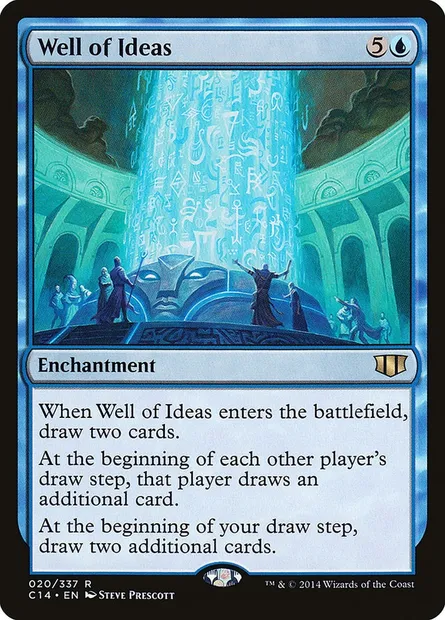 Well of Ideas, Magic card C14 20 — Commander 2014 set