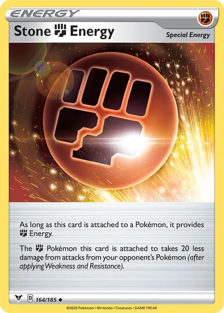 Stone Fighting Energy, Pokémon card VIV 164 — Vivid Voltage set