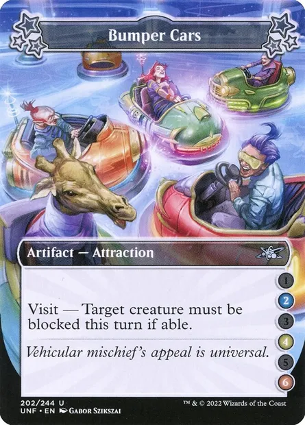 Bumper Cars, carte Magic UNF 202b — extension Unfinity