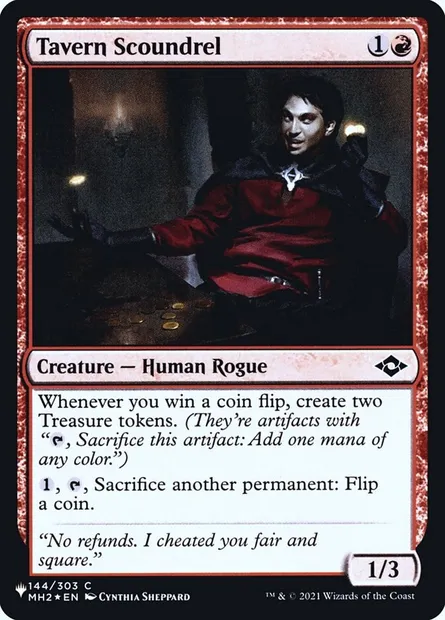 Tavern Scoundrel, Magic card PLST MH2-144 — The List set