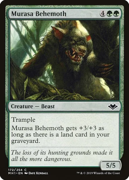 Murasa Behemoth, Magic card MH1 172 — Modern Horizons set