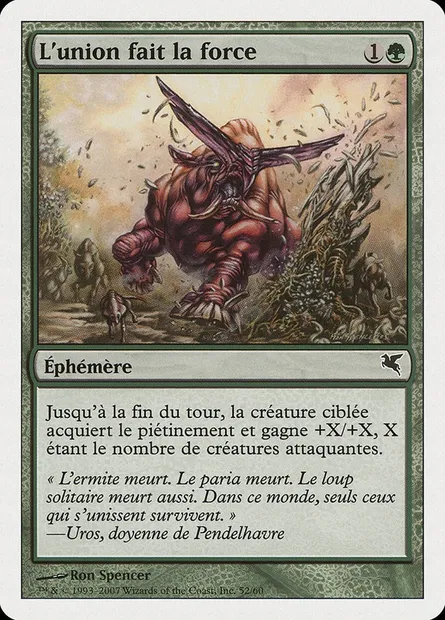 Strength in Numbers, Magic card PSAL J52 — Salvat 2005 set