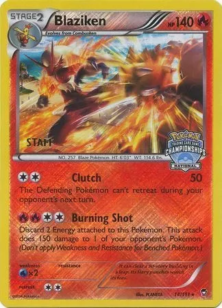 Blaziken, Pokémon card LGP 014-4 — League Promos set