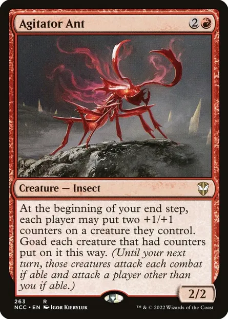Agitator Ant, Magic card NCC 263 — New Capenna Commander set