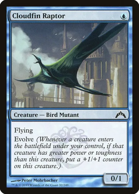 Cloudfin Raptor, Magic card GTC 32 — Gatecrash set